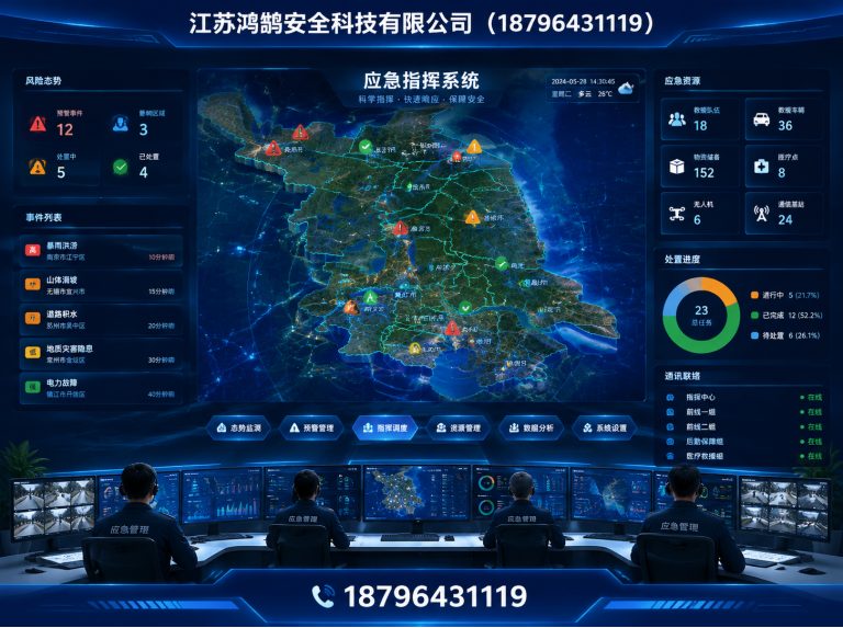 绵阳消防通信指挥展示图